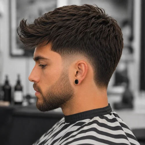 burst taper haircut