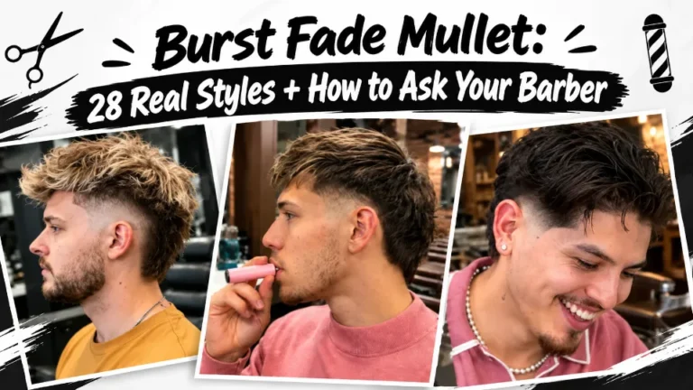 Burst Fade Mullet featuring 28 modern styles and barber styling ideas